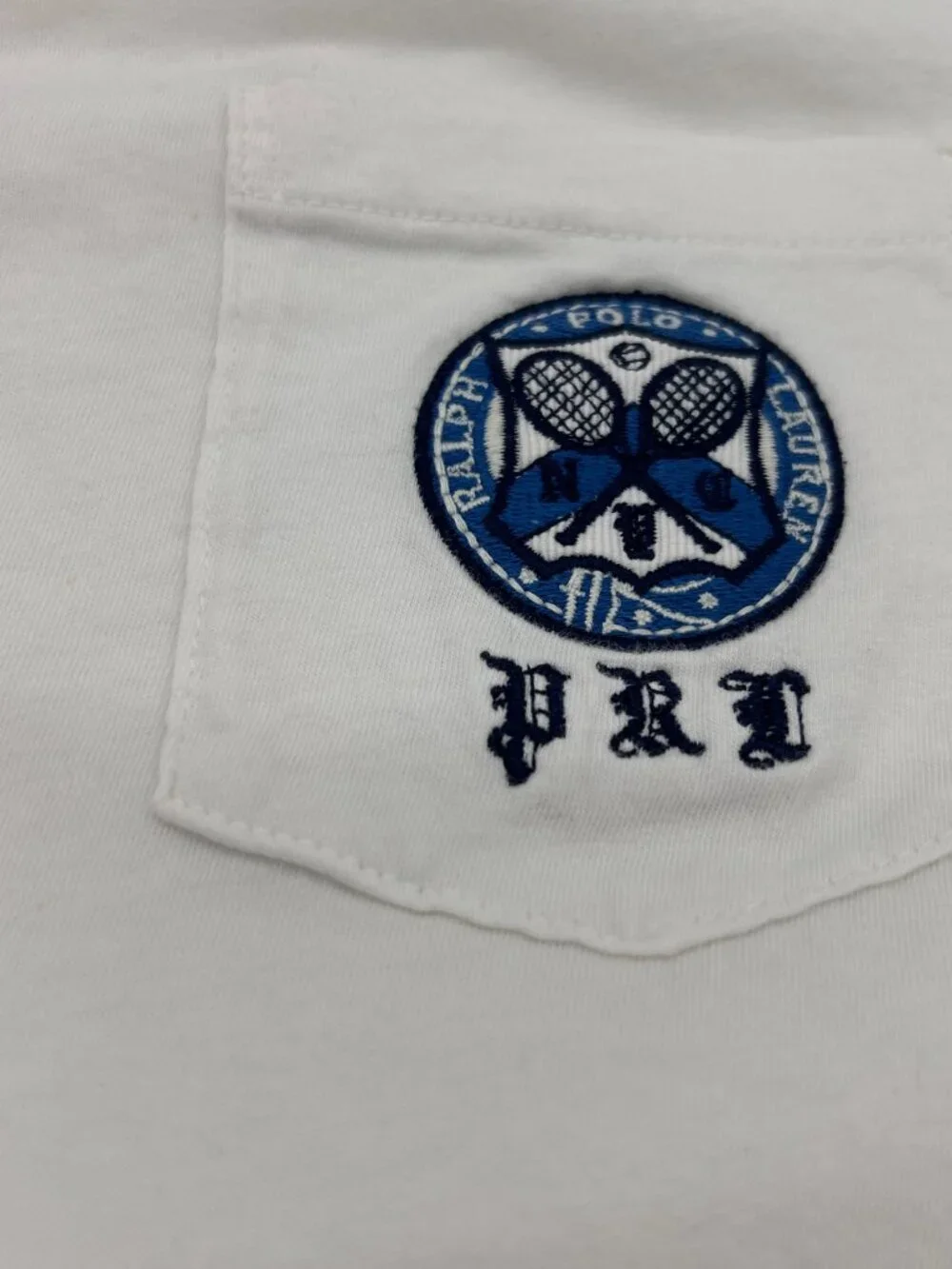 Polo Ralph Lauren Wimbledon Shirt Men's Size XL Embroidered Patch Pocket